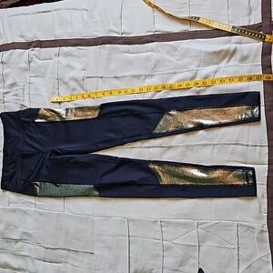 Aeropastale Gold/Black Leggings XS